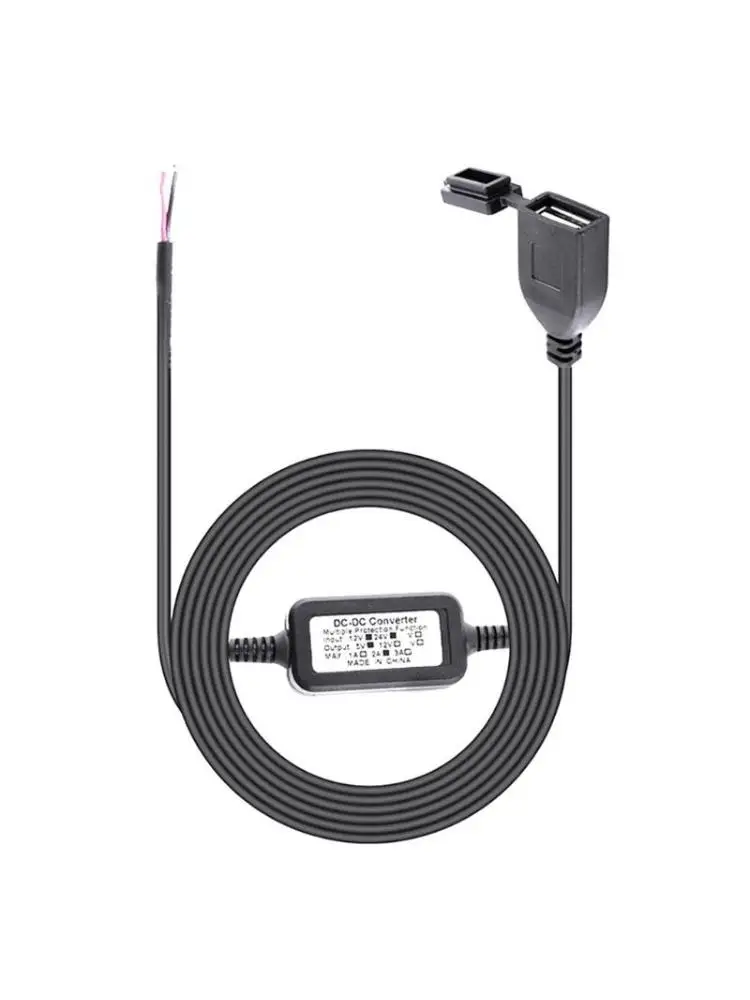 

Портативное зарядное устройство для руля мотоцикла USB 12-24 В адаптер питания для мобильного телефона GPS
