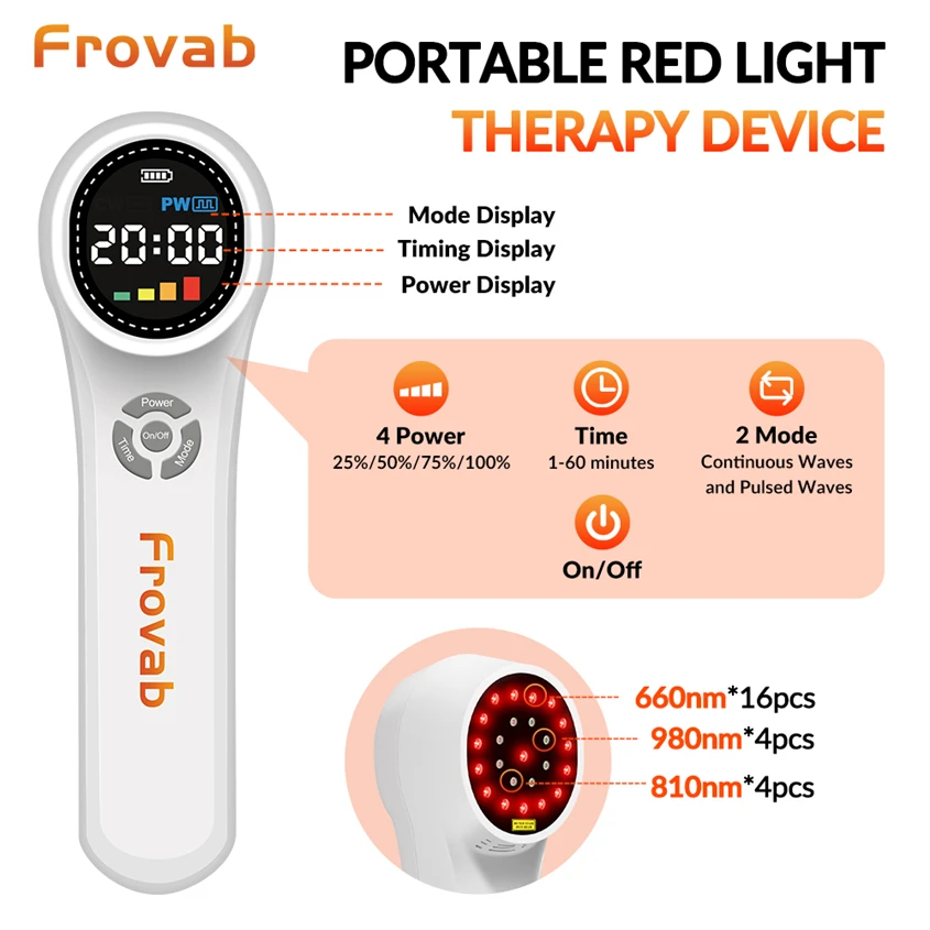 Powerful Medic Therapeutics Handheld Pain Management Laser Therapy for Meniscus Tear Cold Laser for Pain Waist Muscle Strain