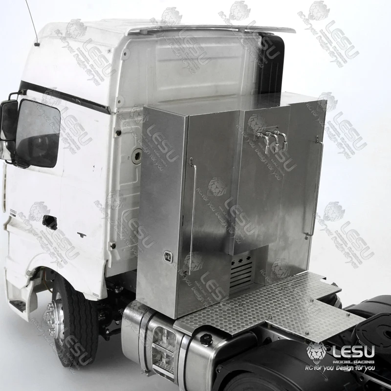Lesu 1/14 Spielzeug-LKW Simulations-Werkzeugkasten Pedal-Set FÜR Tamiya Traktor 3363 1851 g-6234-b – Detail 2