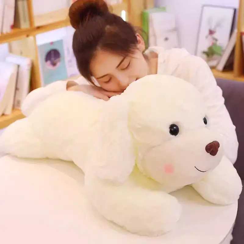 

S Canion Plu Toy Large Size Bedding Doll Girl's Birthday Gift Stuffed Dog Doll Soft Cuddly Toys for Children
