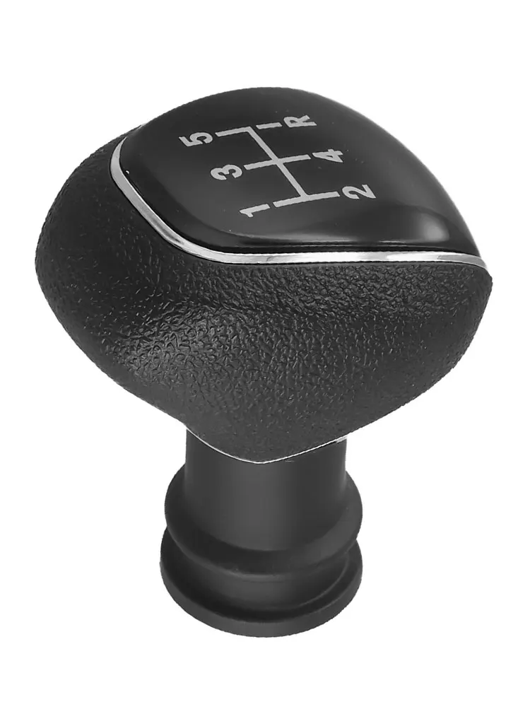 Black Plastic 5 Gear For Shift Knob Lever For Chevrolet For Sail 3 2015-2018 Car Interior Replacement Part
