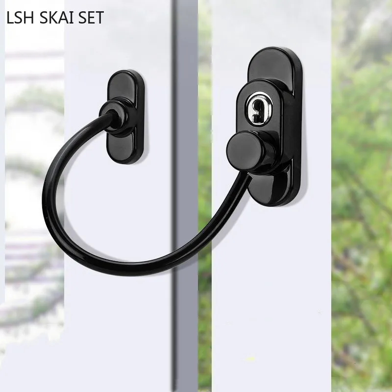 

1Pc Baby Safety Lockers Sliding Door Anti-theft Lockers Window Protection Limiter Sliding Door and Window Child Safety Lock