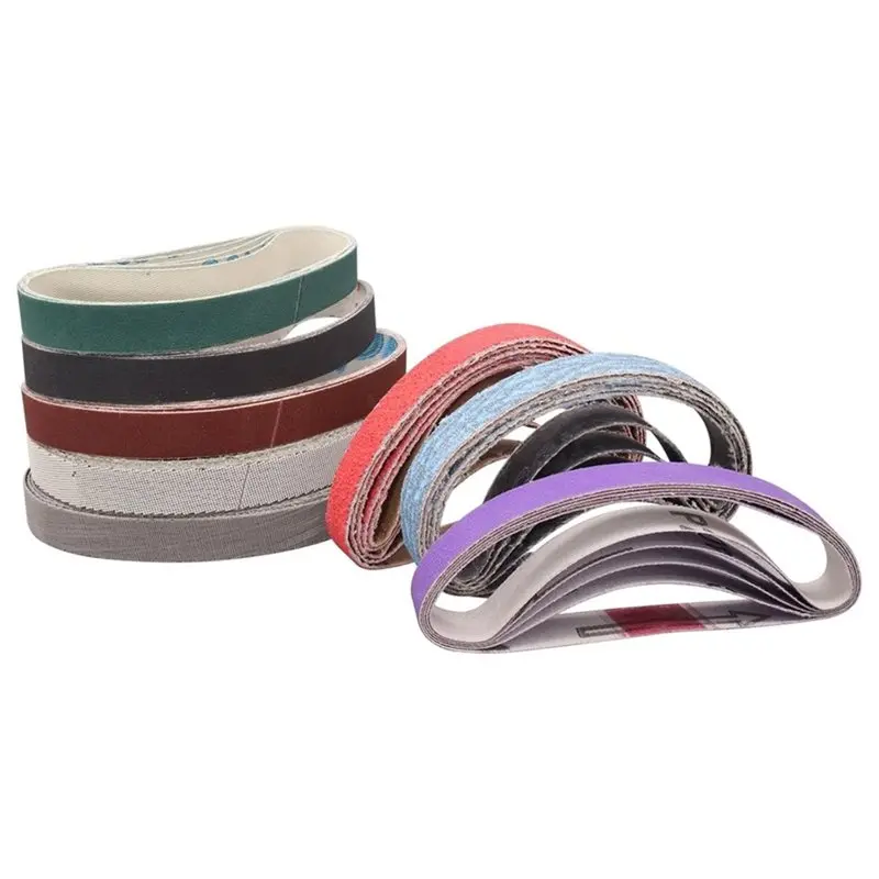 B23B 40 Pcs 1/2 X 12 Inch Knife Sharpener Sanding Belts Kit