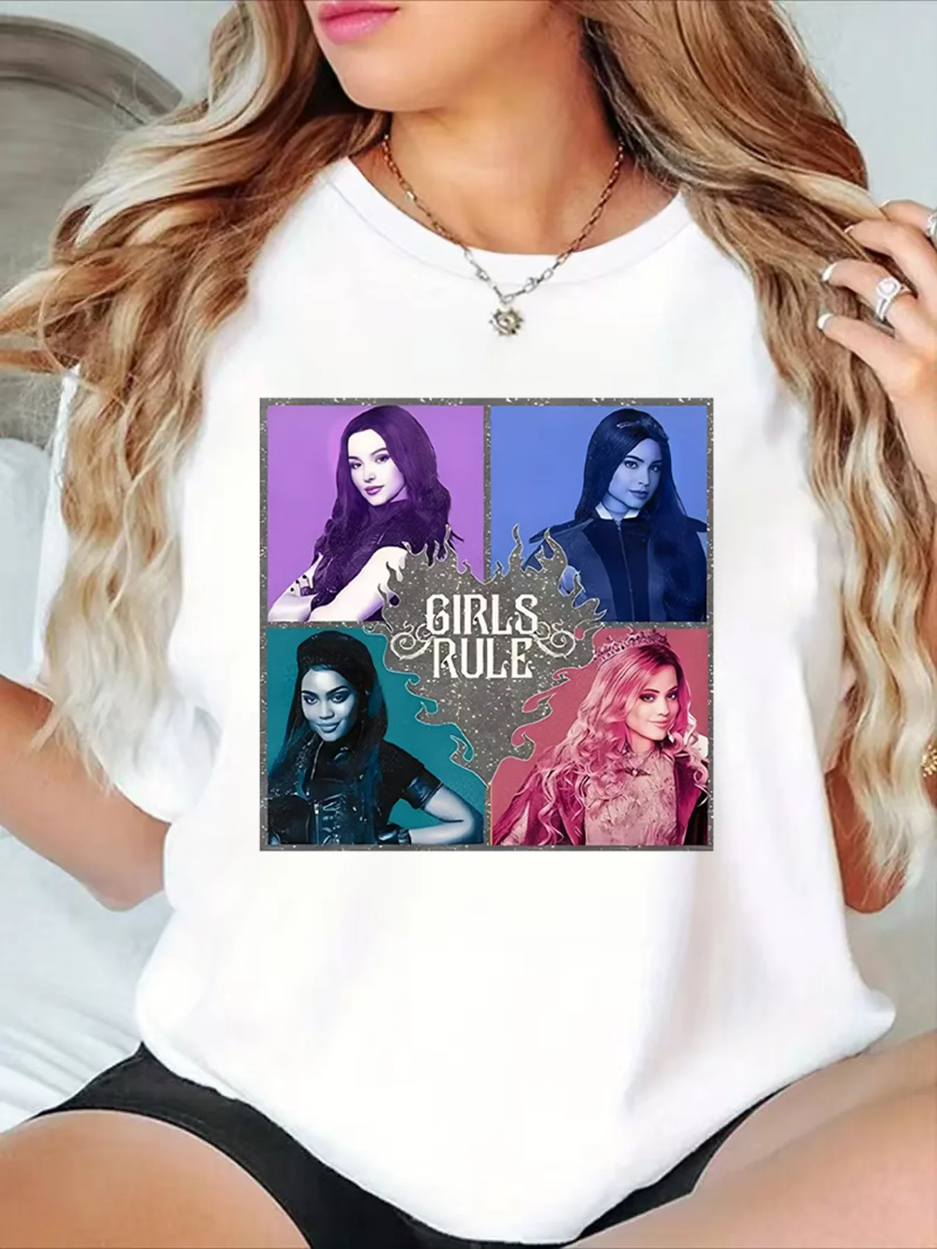T-shirt featuring a girl from the TV series 