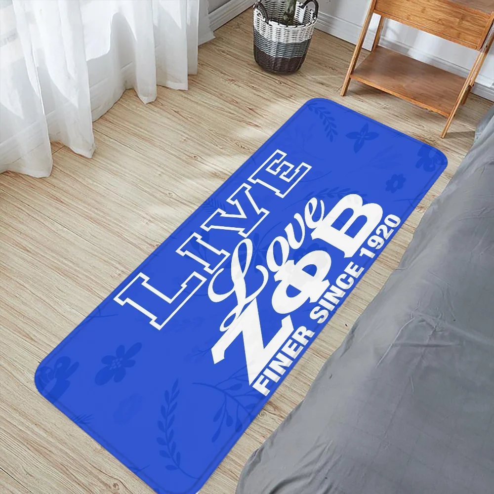 Zeta Phi Beta House Entrance Mat Room Mats Floor Rug Home Kitchen Carpet Custom Rugs Carpets Bath Foot Doormat Door Prayer Cute