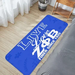 Zeta Phi Beta House Entrance Mat Room Mats Floor Rug Home Kitchen Carpet Custom Rugs Carpets Bath Foot Doormat Door Prayer Cute