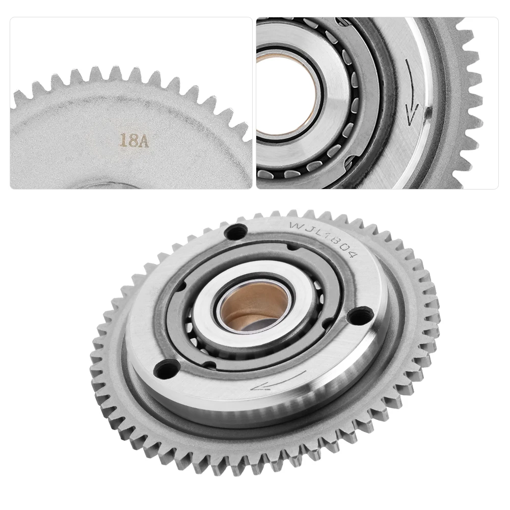 Conjunto de embrague de arranque de motor de motocicleta para Lifan Zongshen Loncin CG200 CG250 CG 200 250 embrague de arranque para CG200