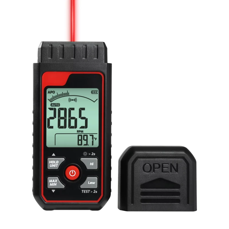 

Handheld digital contactless tachometer 2.5 to 99999RPM high-quality speed measurement tool