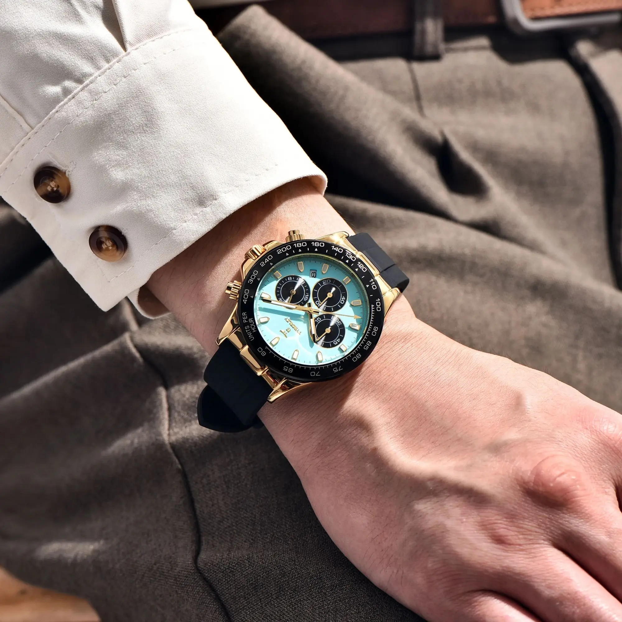 TYBERLEY Sofistikowany Eleganc – Rubber Strap Diver recenzja i cena