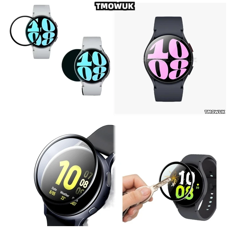 

Soft 3D Curved Film - Full Cover Protective For Samsung Galaxy Watch 4 5 6 7 Ultra FE PRO 47 44 43mm 40mm