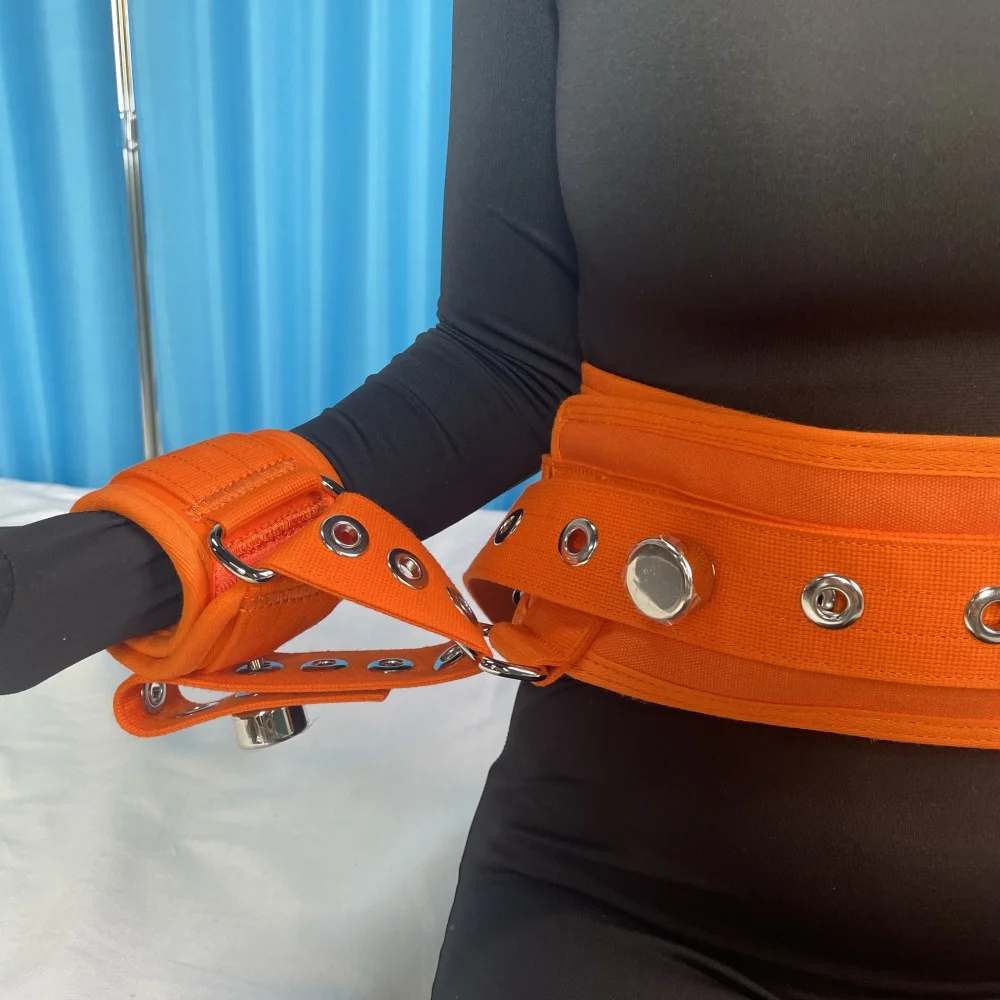 Hand Waist Belts Removable Wrist Strap Magnetic Locking Hand Waist Restraints for Agitated Patients Inmate Management Equipment view 2