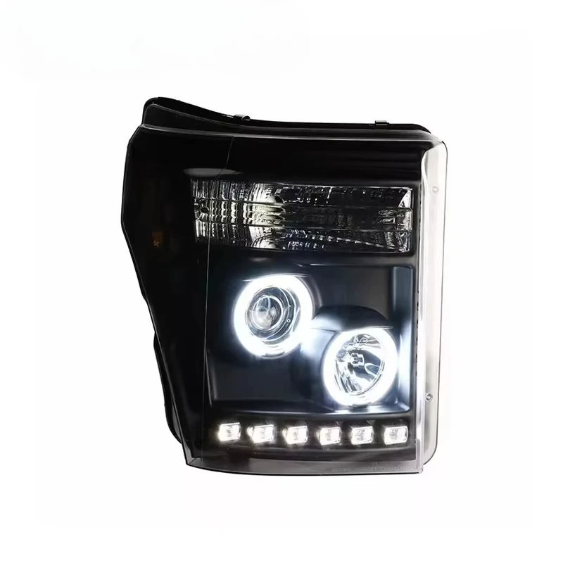 For F250 F350 F450 Smoky Edition Hot Selling Headlight Emitting Diode Headlight Upgrade Lens Projector Headlight