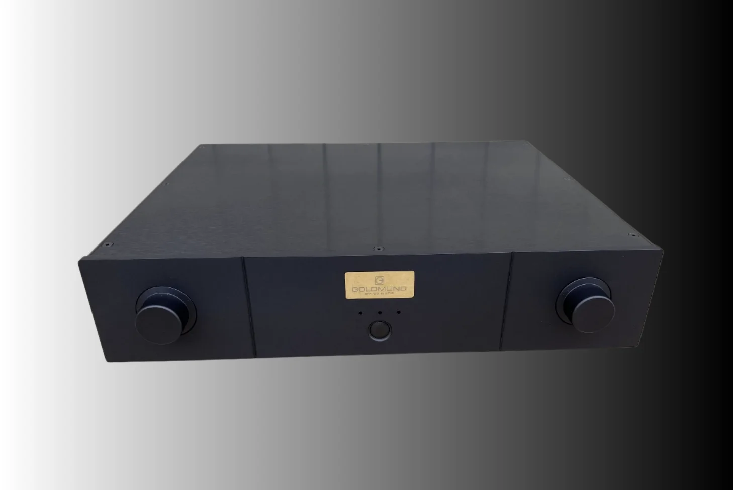 430*90*308/358mm Replica Goldmund Power Amplifier Chassis, All Aluminum Preamplifier Enclosure, DIY Home Audio Amp Case Shell