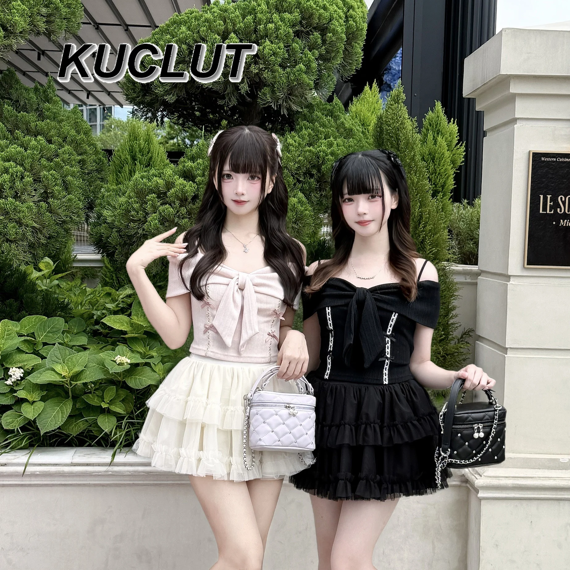 Süße süße lässige Miniröcke für Frauen, schwarz und weiß, japanisches Erwachsenen-Original-Design, klarer Stil, hoher Taillenrock, Femme