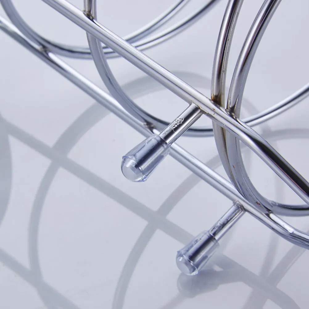 

Креативный держатель для фена, металлический, настенный, с мощной присоской, экономит место, для ванной комнаты, спиральный, серебристый