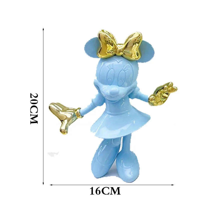 Disney Welkom Galvaniserende Mickey Minnie Pop Creatieve Luxe Cartoon Decoraties Trend Ornamenten Speelgoed Vakantie Kerstcadeau