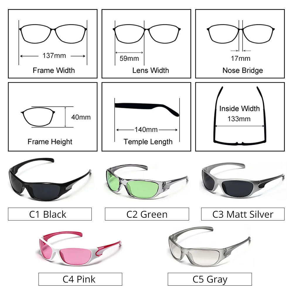 Ralferty 2025 y2k Designer Pink Sunglasses Women Men Anti UVA UVB Black Sport Cycling Shades Woman Sunglases lentes de sol mujer