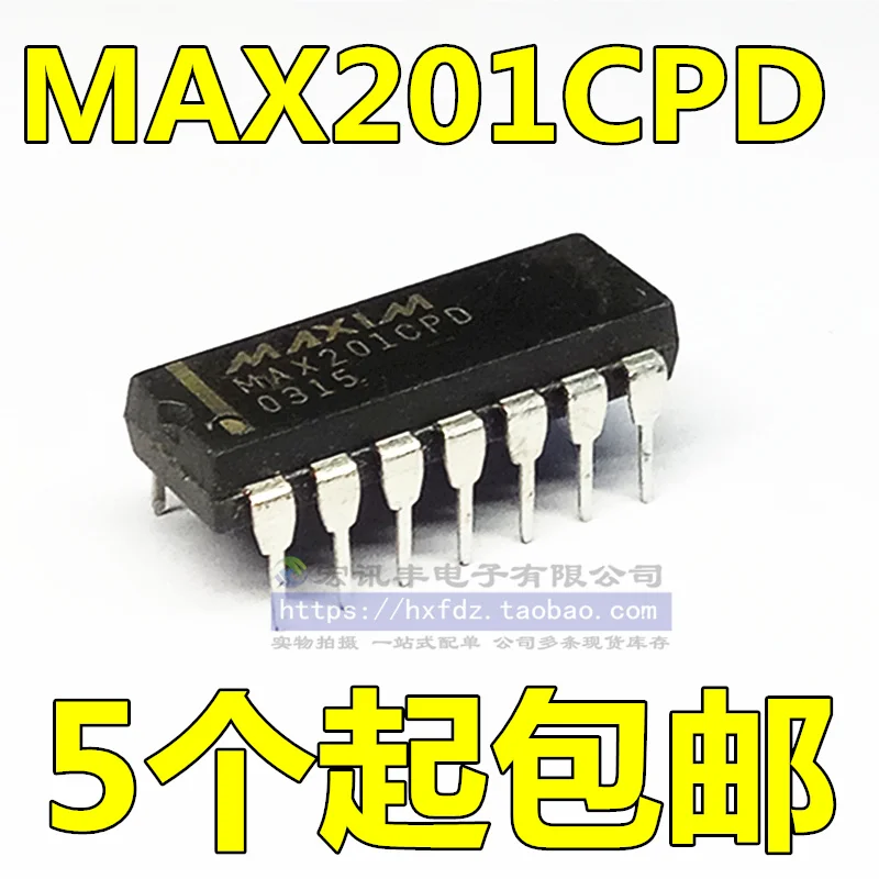 

MAX201CPD MAX201EPD DIP-14 10 шт.