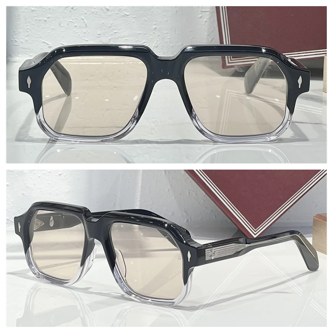 

JMM CHALLENGER Designer Square Sunglasses Quiet Luxury Japanese Handmade High-End UV400 Fashion Eyewear for Men and Women