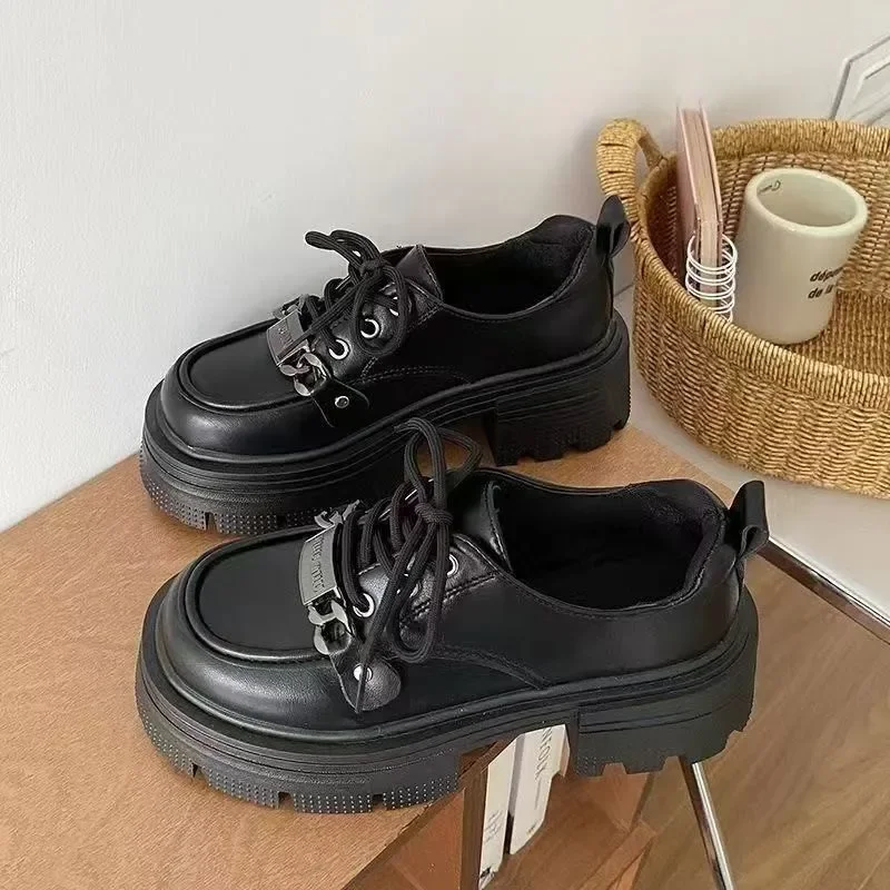 Frühling und Herbst Neue Runde Kopf Dicken Boden Platz mit Dünnen Gürtel Einzelnen Schuhe Mode Komfortable Sexy Casual frauen Schuhe – Detail 7