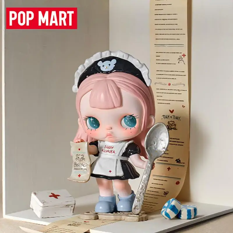POP MART TINYTINY Sugar Therapy Room Série Desvende a Chave das Respostas Caixa Misteriosa Original Caixa Surpresa Brinquedos de Adivinhar Enfeite de Bolsa