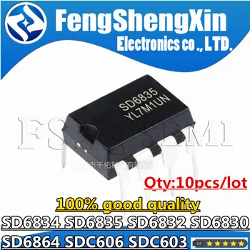 LCD 전원 제어 칩 IC, SD6834 DIP-8 SD6834 DIP SD6835 SD6832 SD6830 SD6864 SDC606 SDC603, 10 개 