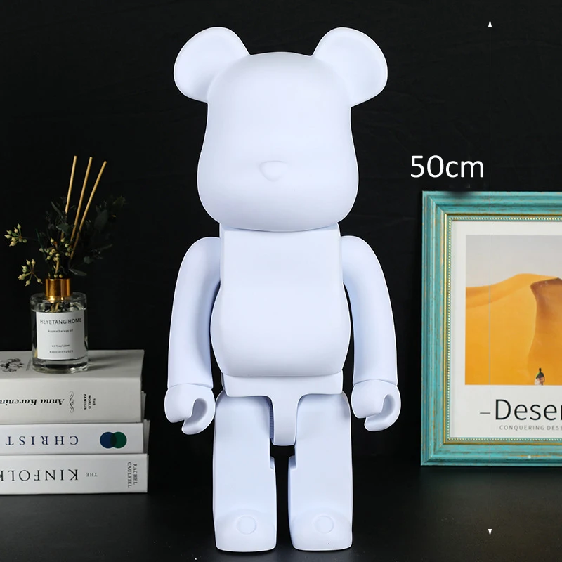 Fashion Toys Bear Statue Cartoon Savings Tank Living Room Home Decoration Cafe Mall Large Floor Sculpture 50cm lub 70cm Bear