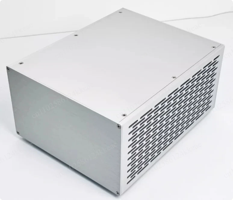 All aluminum amplifier chassis /Decoder/ power filter/Power Amplifier Chassis/ AMP Enclosure DIY box (266 *160 *332mm)