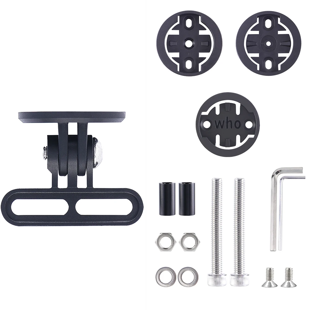 Soporte para vástago de velocímetro de bicicleta, ángulo ajustable, soporte para cronómetro, estante ligero para manillar de bicicleta para Gopro