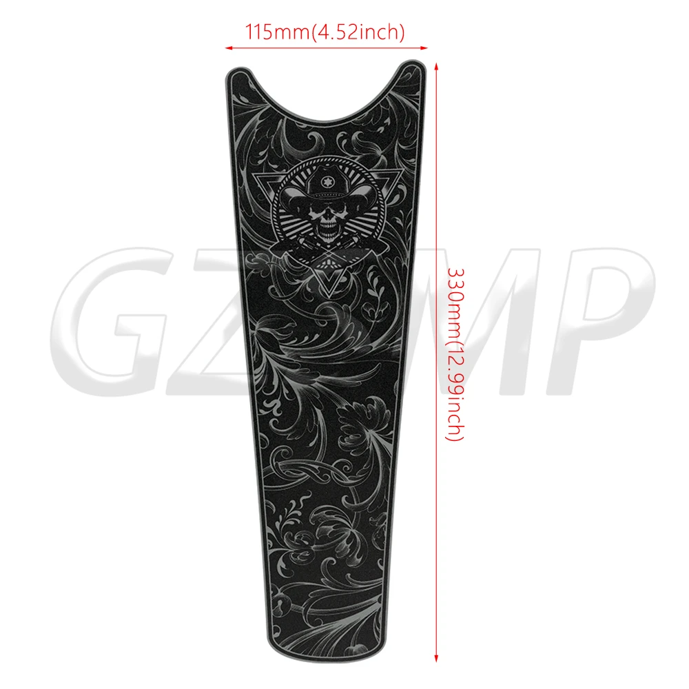 Motorcycle Sticker Anti Slip Tank Pad Protector Decal Fit for Harley Sportster XL 883 1200 Bobber Cafe Racer Street Tracker