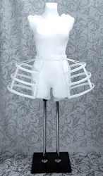 Satin Cutout Three-Layer Double-Sided Bird Cage Fishbone Crinoline Cosplay Violence Lolita New Style Crinoline