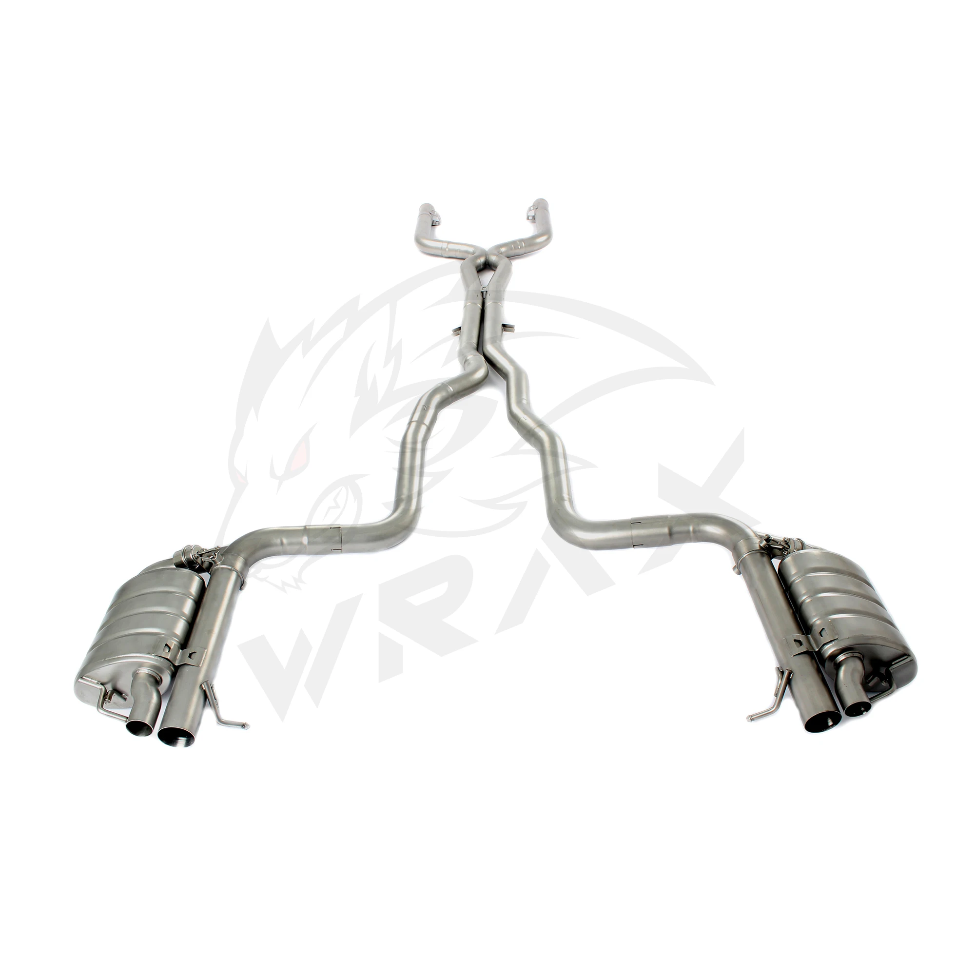 

WRAX Sport Exhaust System for BENZ AMG W205 C63 Stainless Steel Catback Pipe with Muffler Vacuum valve