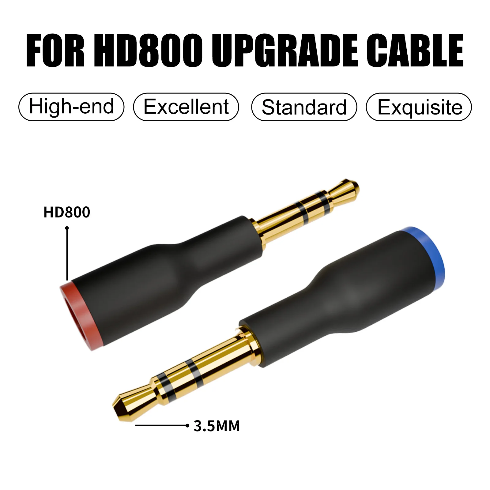 

OKCSC адаптер для наушников дляSENNHEISER HD800 «мама» на двойной разъем 3,5 мм «папа» для Hifiman HE560 HE350 SONY MDR Z1R/27M2 разъем для наушников