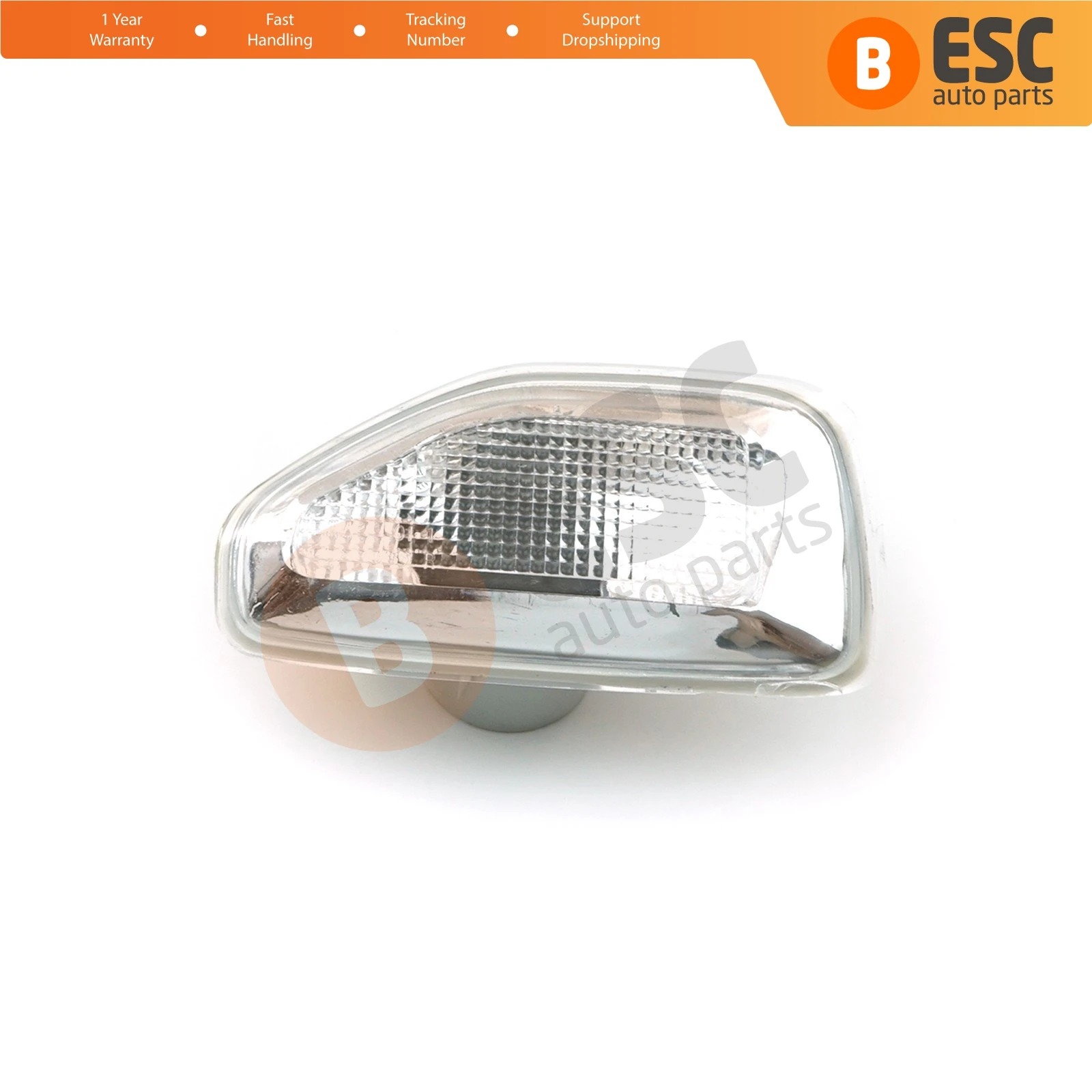 ESC Auto Parts ESP743 White Side Indicator Repeater Lamp 261601801R Right for Dacia Sandero Logan Fast Shipment Ship From Turkey