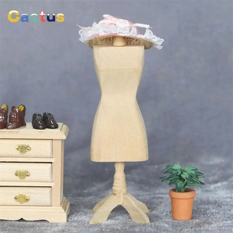 1:12 Dollhouse Miniature Mannequin Hanger Doll Clothes Display Holder Home Furniture Decor Toy