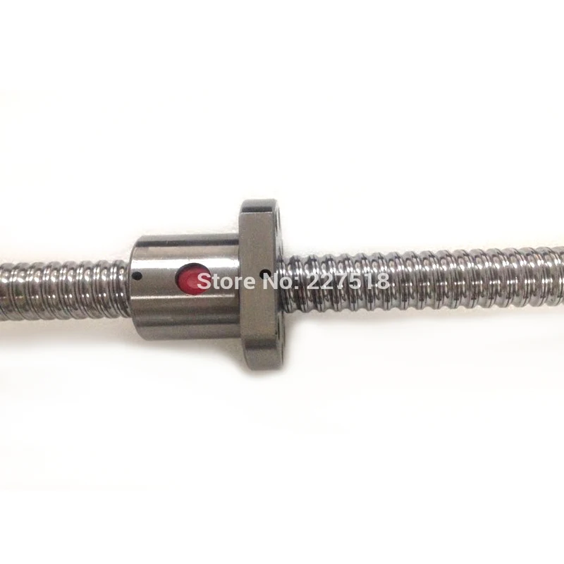 SFU1604 650mm Ball Screw Set : 1 Pc Ball Screw RM1604 650mm+1  SFU1604 Ball Nut Cnc Part Standard End Machined For BK/BF12