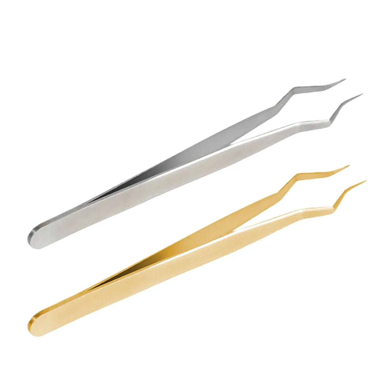 Pincettes d'extension de cils, outil de précision à poignée ergonomique pour le levage des cils et les accessoires de stratification des cils