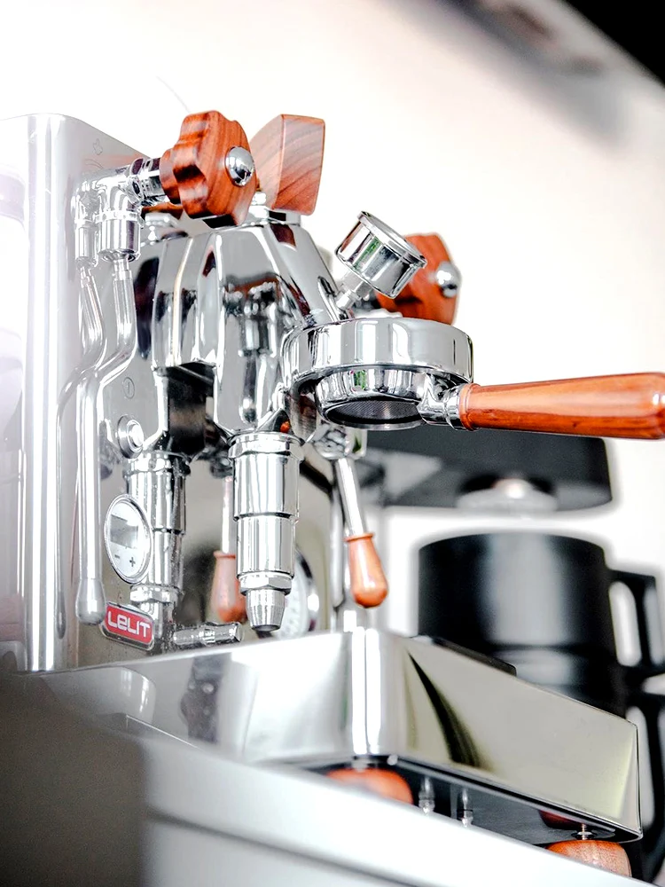 Lelit coffee machine Bianca V3 Italian semi-automatic MP with variable pressure lever E61 dual boiler rotary pump PID