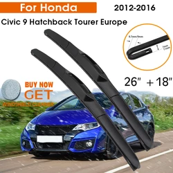 For Honda Civic 9 Hatchback Tourer Europe 2012-2016 Windshield Rubber Silicon Refill Front Window Wiper 26