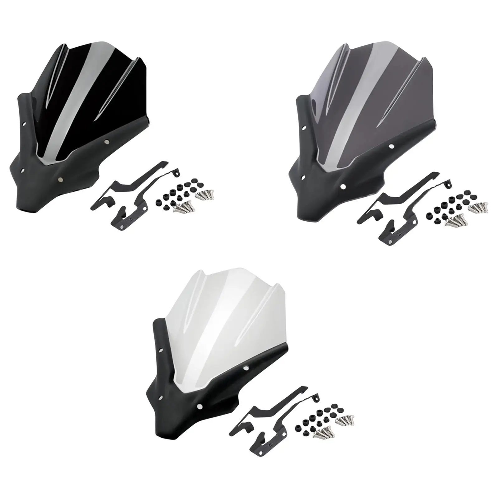 غطاء الزجاج الأمامي للدراجات النارية قطع غيار Flyscreen الأمامية الاحترافية