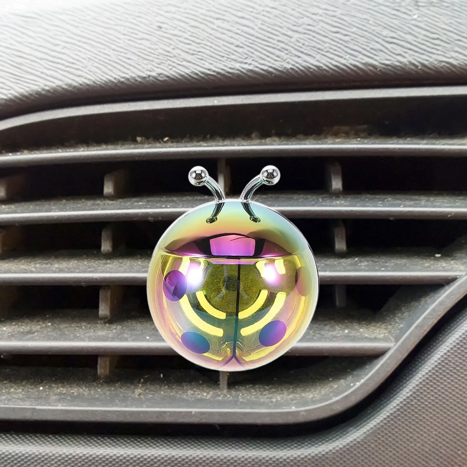 

Ladybug Car Air Freshener Vent Clip Cute Car Diffuser Air Freshener Kawaii Interior Decoration Essential Oil Vent Clip