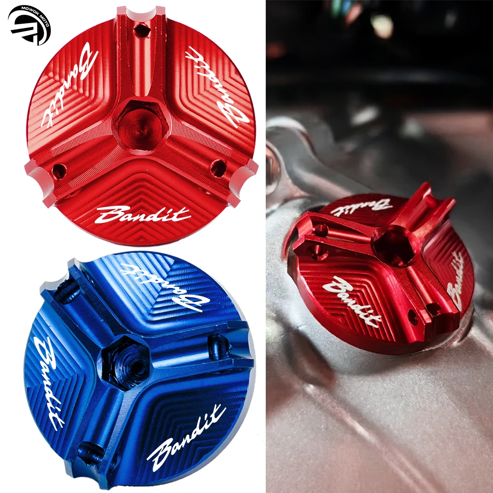 

For SUZUKI Bandit650 Bandit 400 600 650 1200 1250 1250S Motorcycle Accessories CNC Aluminum Engine Oil Filler Plug Cap Screw