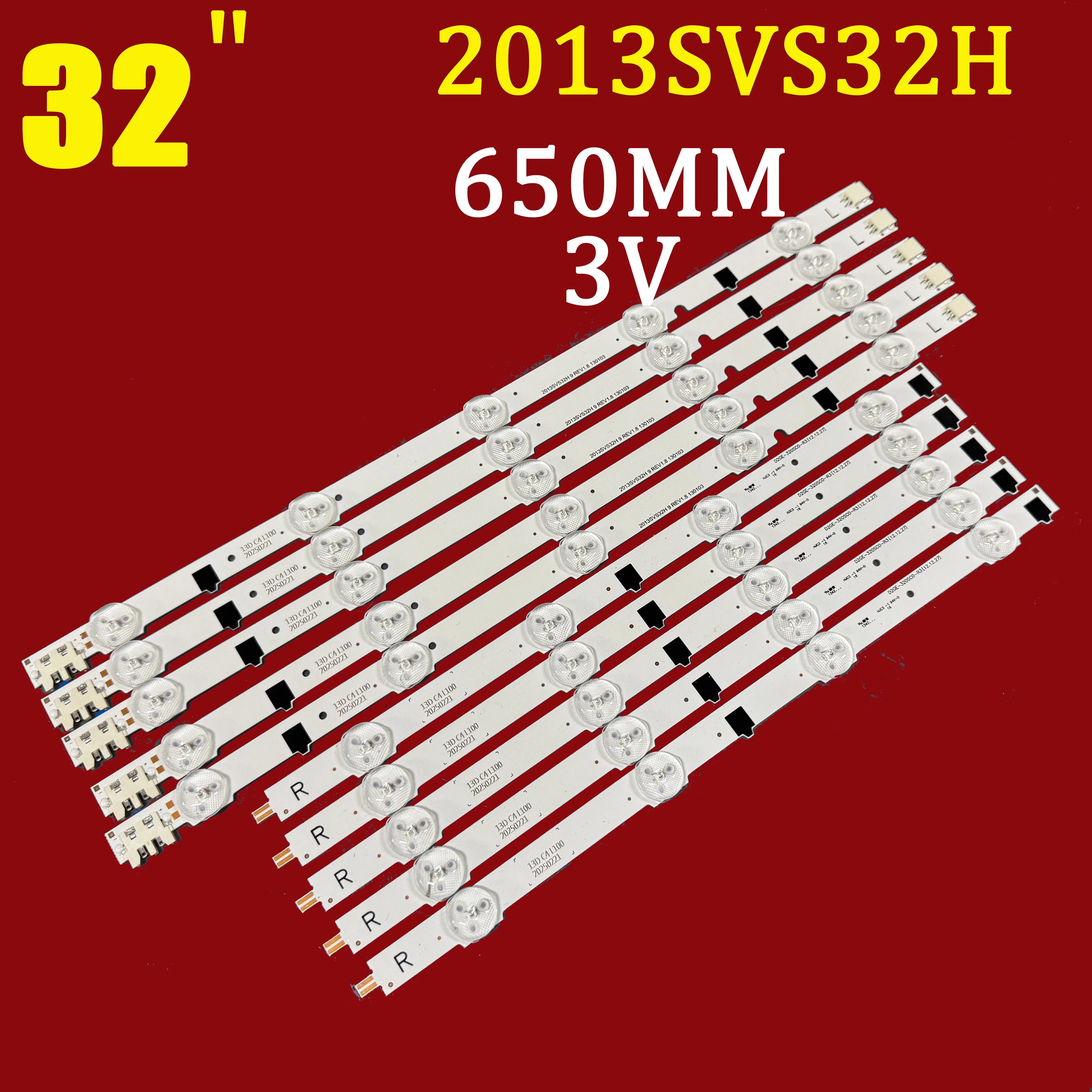 LED backlight FOR D2GE-320SCO-R3 2013SVS32H Ue32f5000 UA32F4088AR UA32f4100AR backlight LUMENS D2GE-320SC0-R3 650MM 9LED
