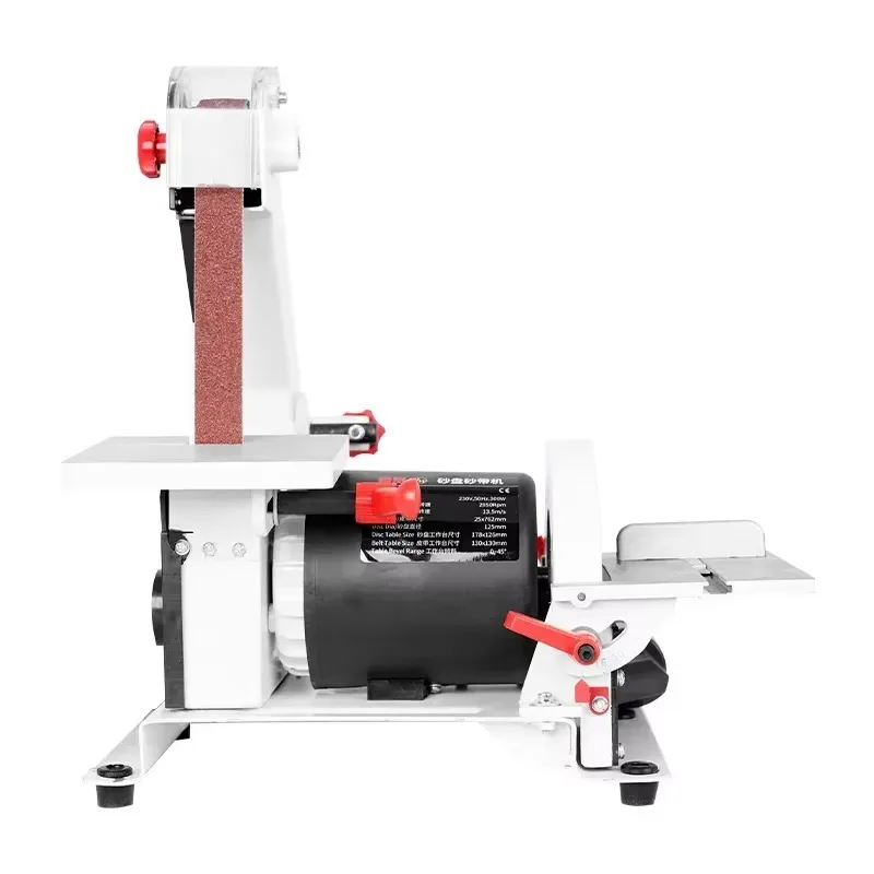 Mini Variable Speed Belt Sander Electric Knife Sharpener Multifunctional Polisher for Metal Wood Grinding Sanding Polishing Home