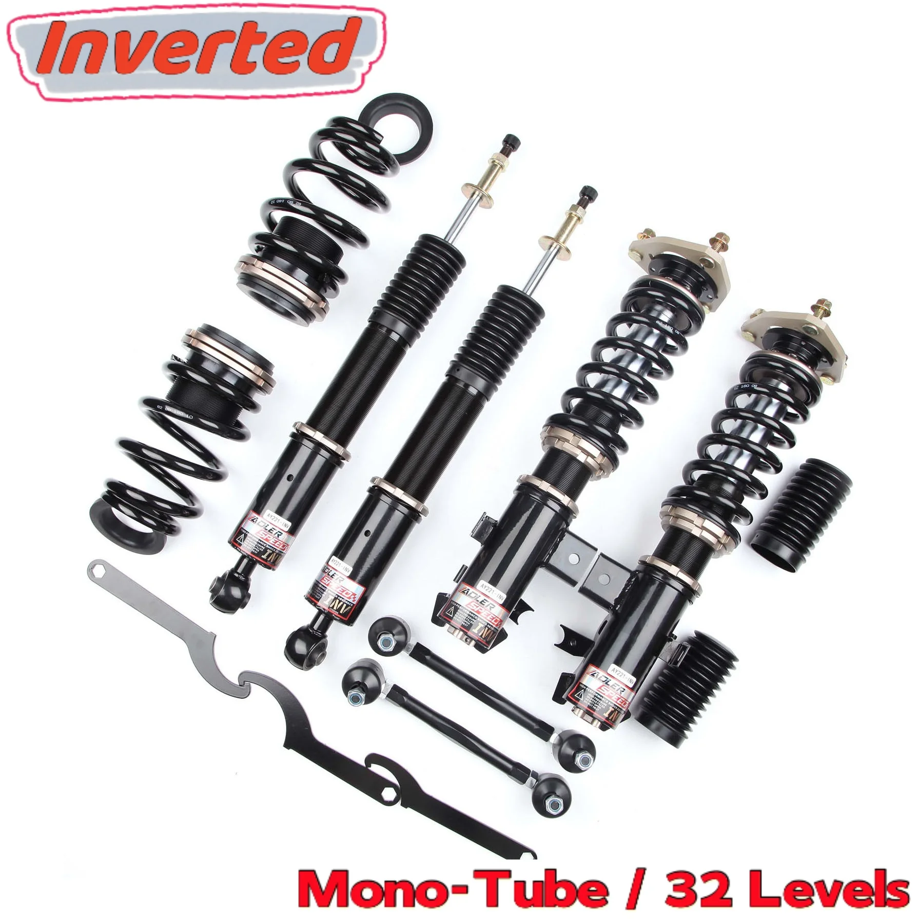

ADLERSPEED 32 Ways Inverted Coilovers Suspension for Honda Civic SI ONLY 14-15 Adj. Springs