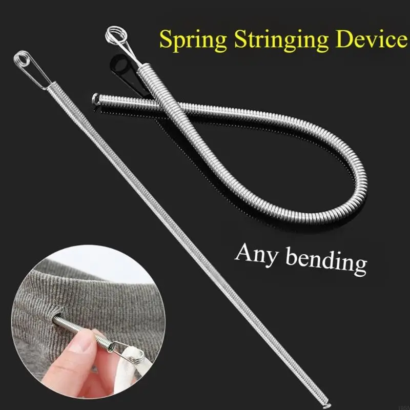 

5Pcs Elastic Band Threader Metal Spring Drawstring Threader Quick Insert Threading Tool For Sweatpants Hoodies Pants5Pcs Elastic