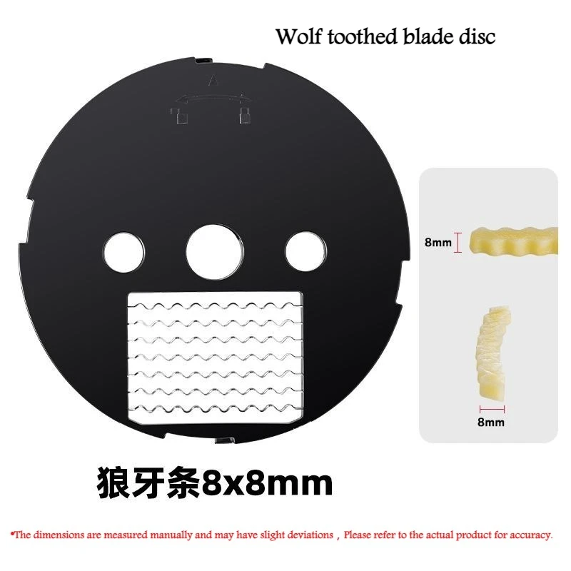 Original Potato Wolf Teeth Knife Plate for K8600 Vegetable Cutter Specialized parts,Wolf toothed cutterhead/Wave bar cutterhead