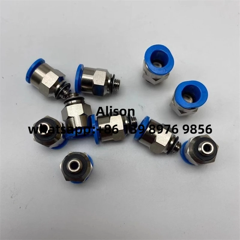 

10Pcs quick plug connector QSM-M5-6 153306 QSM-M6-6 132600