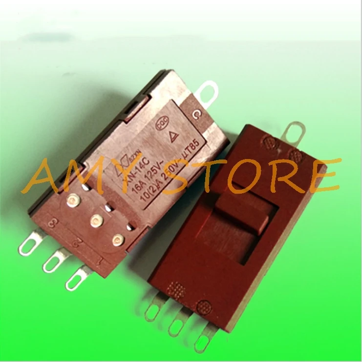 2pcs Toggle Slide DIP Air Tube Switch 4 Pins 4 Positions XN-14C 16A 125V 10(2A) 250V for Hair Dryer Blower Switch