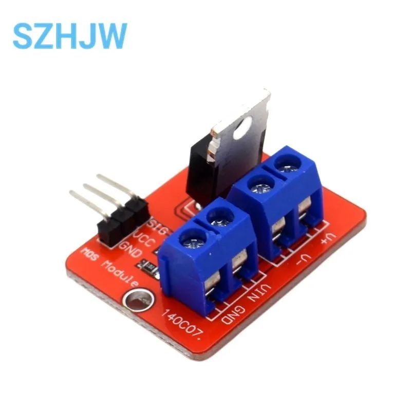 1/5/10Pcs 0-24V Top Mosfet Button IRF520 MOS Driver Module For Arduino MCU ARM Raspberry pi